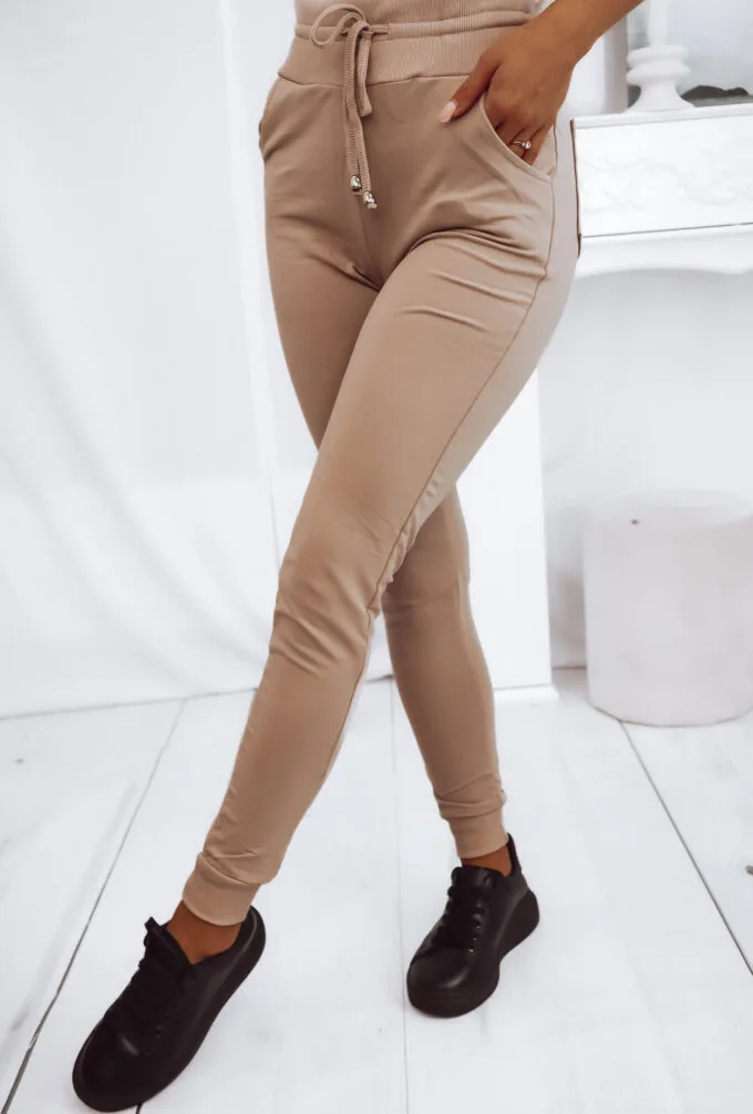 Spodnie KLASYCZNE – BEŻOWY