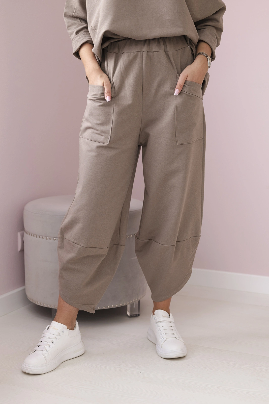 Komplet bawełniany bluza + spodnie fango - obrazek 4