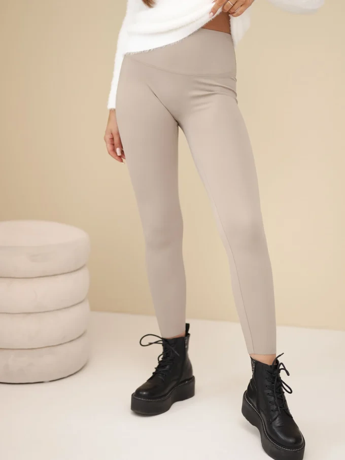 Legginsy damskie z wysokim stanem fango